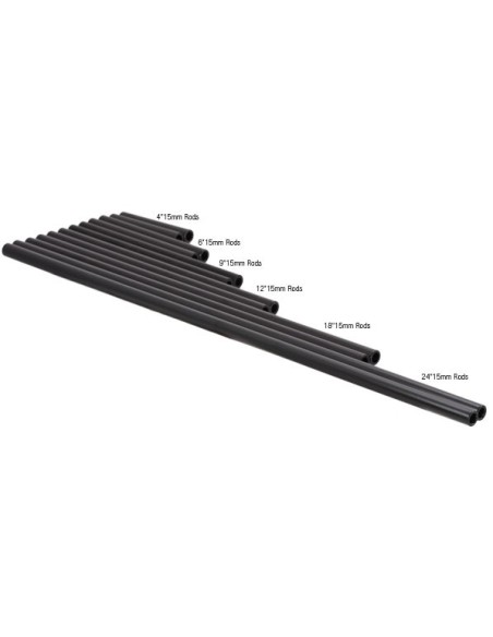 ikan 15mm Pair of 12" Rods ELE-15R12 ikan 15mm Pair of 12" Rods ELE-15R12