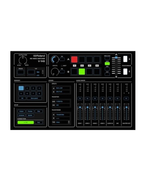 Roland V-1HD Portable 4 x HDMI Input Switcher Roland V-1HD Portable 4 x HDMI Input Switcher