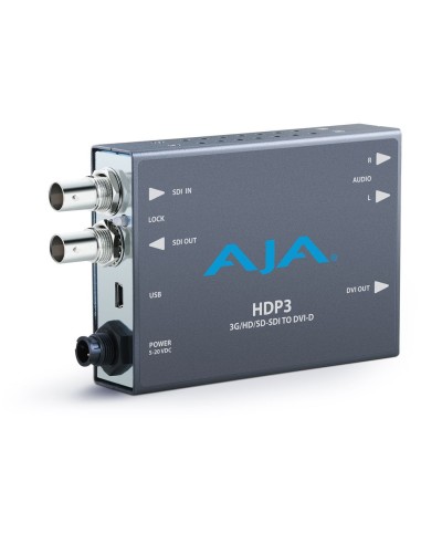 AJA HDP3 3G-SDI to DVI-D e Audio Converter