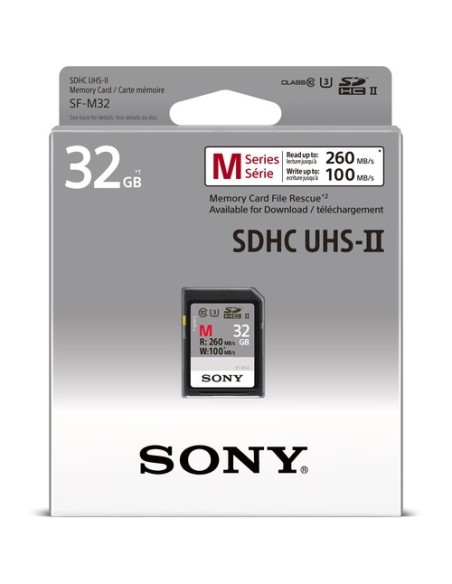 Sony 32GB M Series UHS-II SDHC Memory Card (U3)