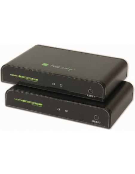 TECHLY - IDATA EXTIP-383IR - Extender HDMI HDbitT con IR su Cavo Cat. 5E / 6 fino a 120m