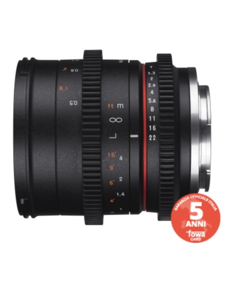 Samyang 50mm T1.3 AS UMC CS Cine Lens - MFT
