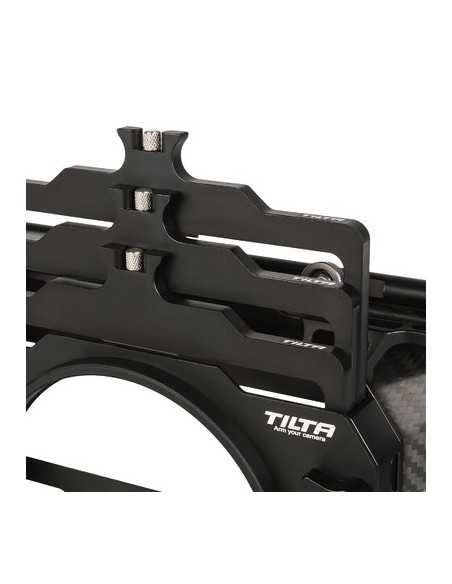 Tilta MB-T12 Three Stage 4 x 5.65" Carbon Fiber Clamp On Matte Box w/ 15mm Rod Adapter
