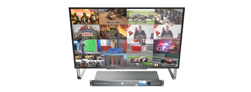 Multiviewer and Control Video, UHD, 4K e SD, HD