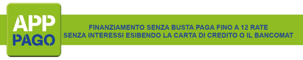 Pagamenti a rate con Tasso Zero